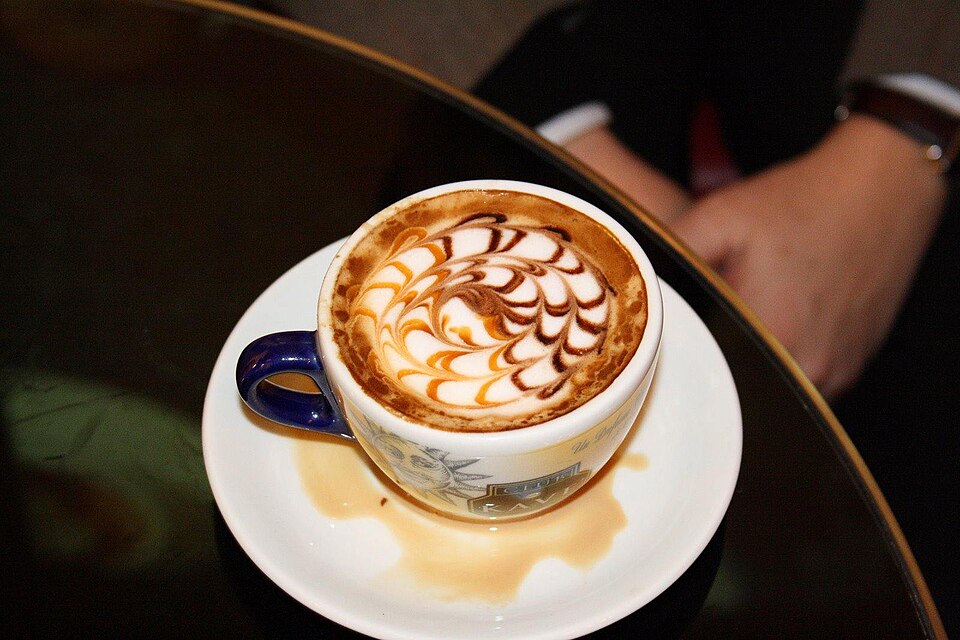 Cappuccino z latte art
